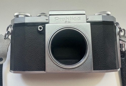 Vintage Praktica FX 35mm Film SLR German Camera Body Works!