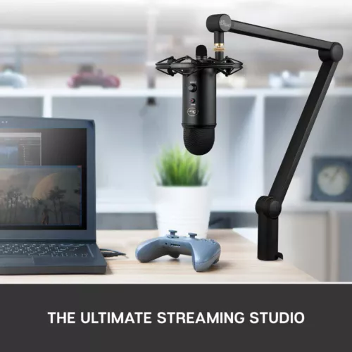 Logitech Blue Yeticaster Professional Broadcast Bundle with Yeti USB Microphone