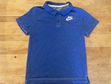 Nike Dri-Fit Boys Polo Shirt ; Blue; Size 7 Large