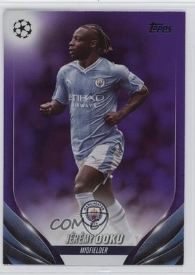 2023 Topps UEFA Club Competitions Purple Foil /299 Jeremy Doku Jérémy #171 9et