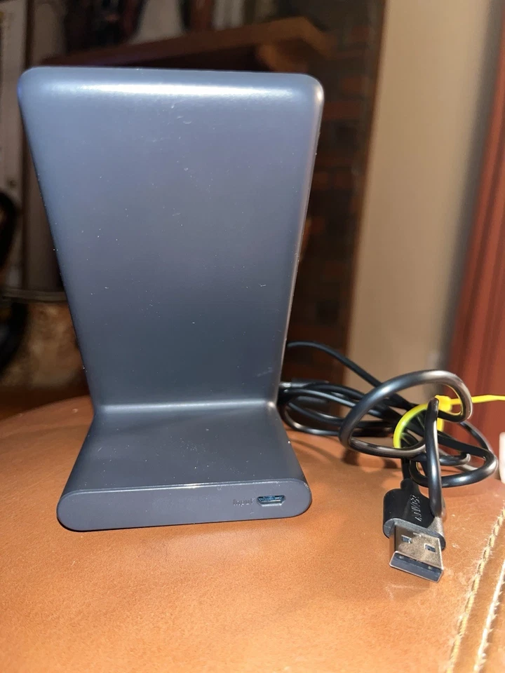 Soporte de cargador de teléfono inalámbrico ANKER PowerWave A2524 base - PROBADO usado una vez Foto 2 de 4