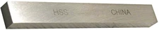 HHIP 2000-0235 Steel HSS Rectangular Tool Bit, 1/4 x 3/4 x 5