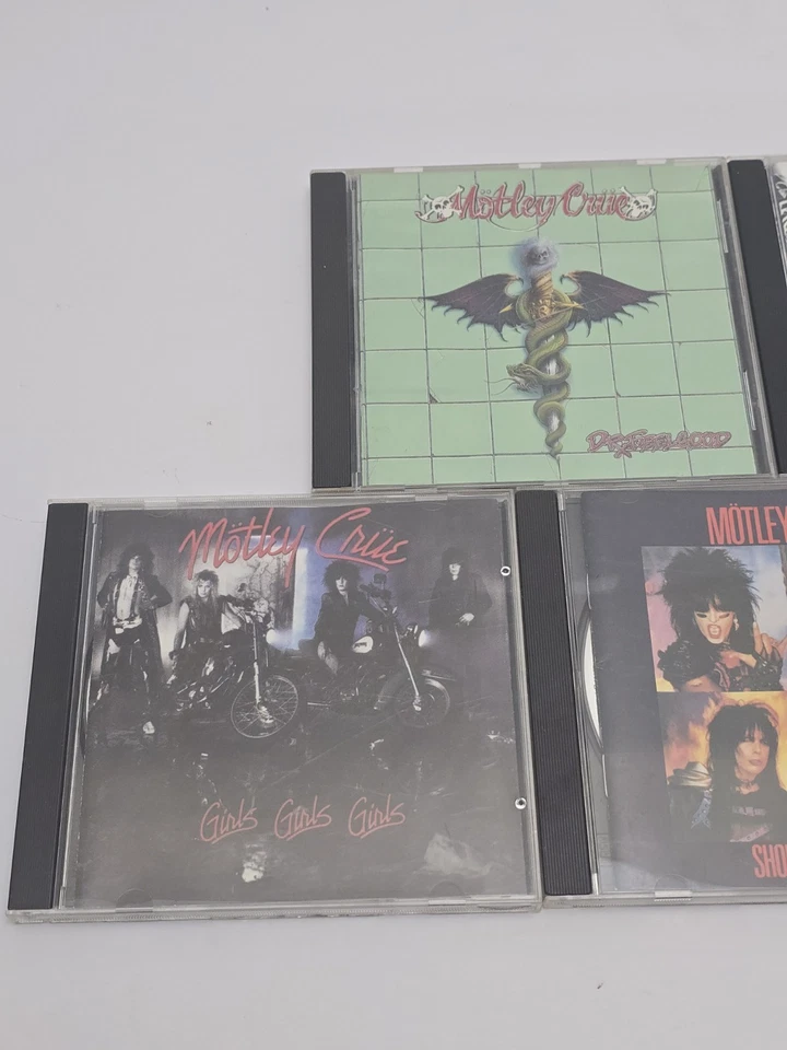 MOTLEY CRUE - LOT OF 5 CDs - DISCS EXCELLENT - See title list in Description Foto 2 de 4
