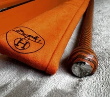 Hermes Equestrian Riding Crop Whip About 27” Leather Rare 100% Authentic