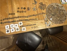 3.1 Kg Bulk Lot Coins UK & foreign & Mixed Dates uk farthings half  pennies etc
