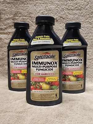 Lot of 3: Spectracide Immunox Concentrated Liquid Garden Fungicide 48 oz Total