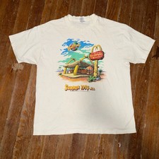 Vintage 1994 The Flintstones RocDonald's McDonalds Movie Promo T Shirt X-Large