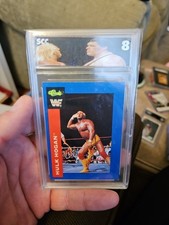 1990 CLASSIC WWF WWE HULK HOGAN #140 graded 8.