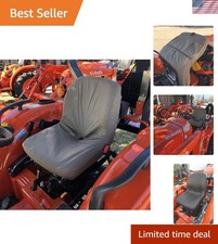 Essential Seat Cover for Kubota Tractors - Tool Pockets, Drain Hole Design