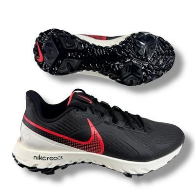 Nike React Infinity Pro Golf Shoes Black/Flash Crimson CT6620-002 Size 8