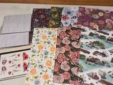 Stampin Up Huge DSP LOT, 7 packs of 12x12 DSP, 2 packs 6x6 DSP, bonus elements