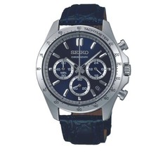 SEIKO SPIRIT SBTR019 Chronograph Quartz Blue Men's Watch New in Box