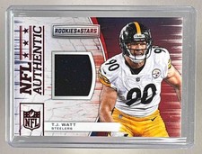 T.J. Watt 2018 Panini Rookies & Stars #A-5 NFL Authentic Patch