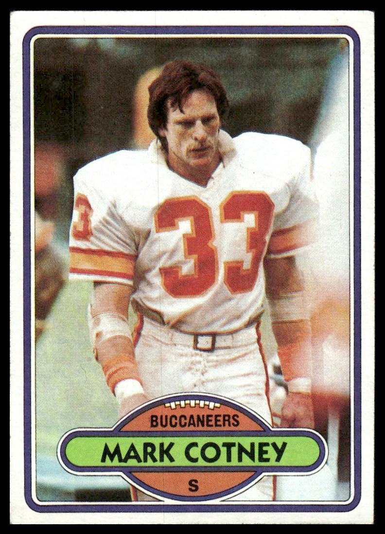 Mark Cotney RC 1980 Topps #453 Tampa Bay Buccaneers