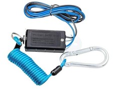 Trailer Breakaway Switch 4ft Brake Away Coiled Cable Large Carabiner, RV