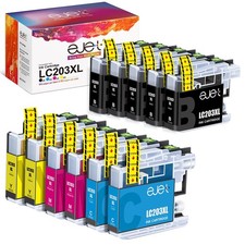 LC203XL LC201 Ink Cartridges Compatible for Brother LC203 Ink Cartridges LC20...