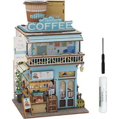 Tonecheer 3D Holz Modell Puzzle DIY Kit Spielzeug, Cape Coffee Shop