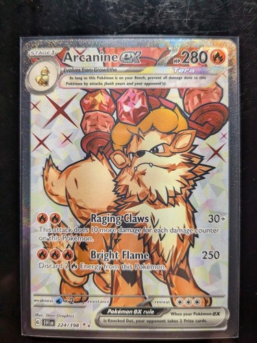 Arcanine ex 224/198 SV01: Scarlet & Violet Base Set Holo