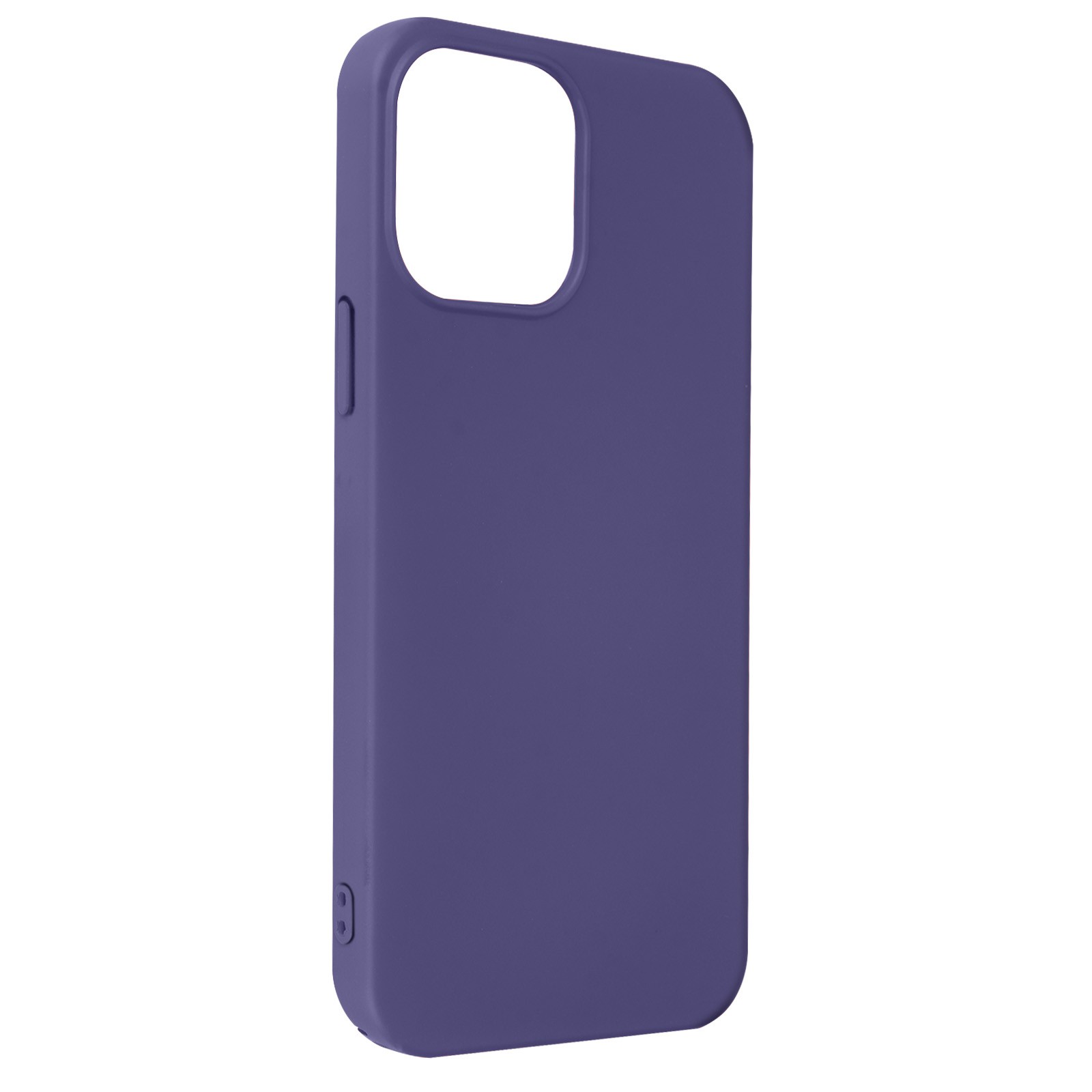 Coque iPhone 13 Pro violette en silicone semi-rigide anti-choc