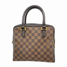 Y1211 5oe5026 Louis Vuitton Handbag Damier Brera N51150 Ebene Ladies