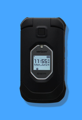 VERIZON KYOCERA DURAXV EXTREME + E4811NC NO CAMERA FLIP PHONE RUGGED BLACK