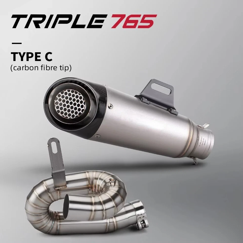 Silenciador deslizable para tubo de escape Triumph Street Triple RS R 765 2017-2023 Foto 4 de 4