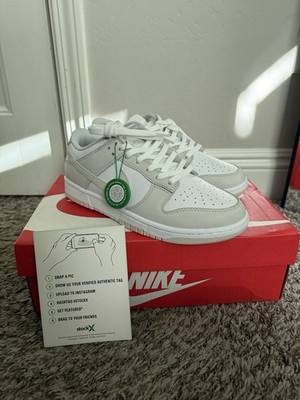Nike Dunk Low DD1503-103 Photon Dust White Gray Leather Low Top Sneaker