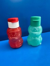 GOURDE BOUTEILLE ENFANT Père Noel DINOSAURE 310 ML ECO KID Rouge Vert Tupperware