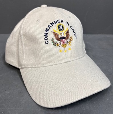 COMMANDER IN CHIFE Baseball Ballcap Hat Embroidered