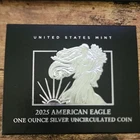 United States Mint American Eagle 2025 1 oz Silver Uncirculated Coin w/ Box
