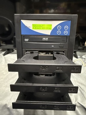 EZ-DUPE 1 to 3 DVD / CD AUTOMATIC DUPLICATOR - STAND ALONE NO COMPUTER NEEDED