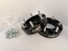 KSP 1.5" Wheel Spacers 6x5.5 106mm Hub Bore Forged Aluminum M12x1.5 (Set of 2)