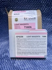 Febraury 2017 Genuine Epson Light Magenta Ink Cartridge T5806