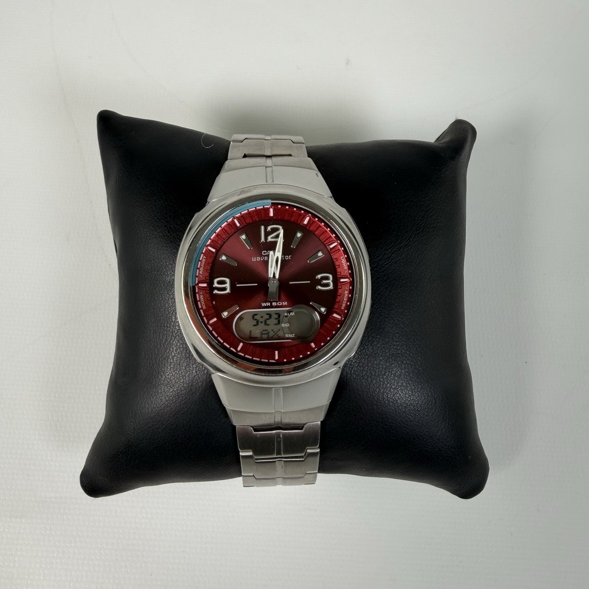 Casio Wave Ceptor Atomic World Time WVA-106HA Stainless Steel New