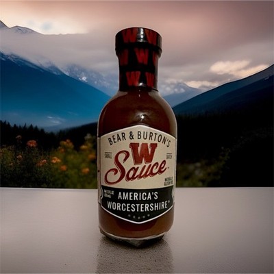 Bear & Burton's W Sauce American Worcestershire Gluten Free 355mL Cooking Sauce