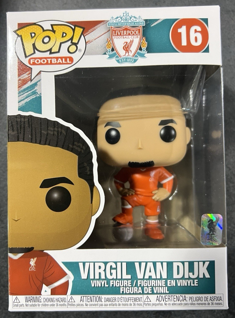Funko Pop! Football: Liverpool Virgil Van Dijk #16 * New *