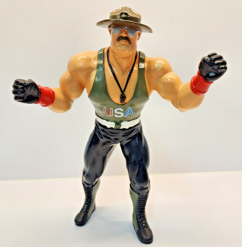 1987 LJN GI Joe SGT Slaughter Sergeant WWF Mail Aw...