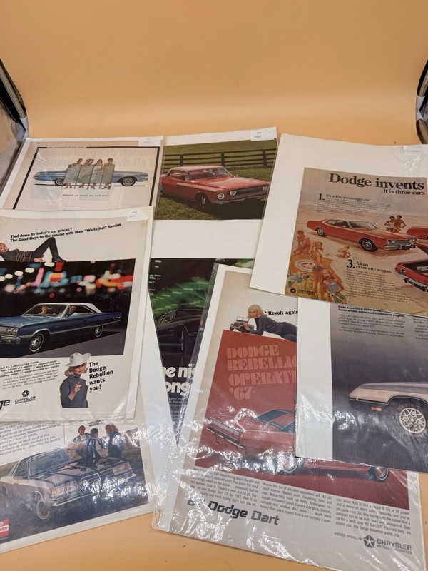 Lot of 45 Dodge Magazine Advertisements 1940s-1970s Vintage Original MOPAR Ads