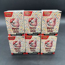 Lot of (6) Pokemon TCG 151 Booster Bundles SELAED NEW ENGLISH