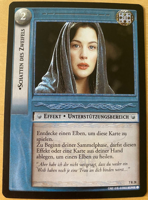 CCG 663 Lord of the Rings Schatten Des Zweifels 7R28 Deutsch EXC