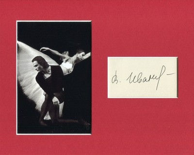 Veronika Ivanova Kirov Ballet Dance Mariinsky Signed Autograph Photo Display