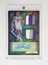 MINT #/15 RPA NEON GREEN AUTO PATCH 2020-21 ODSIDIAN JERSEY ROBERT WOODARD II 