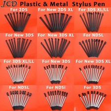 JCD 10pcs Telescopic Plastic Stylus Pen Set for 2DS/3DS/New 3DS Touch Screen