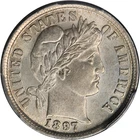 1897-P Barber Dime PCGS MS62 Great Eye Appeal Strong Strike