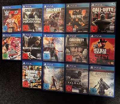 PS4 Spiele (Spielesammlung)   14 Top Games im Bundle