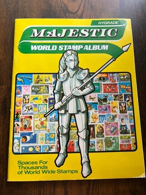 Hygrade Majestic World Stamp Album Spaces for Thousands of World Wide Stamps