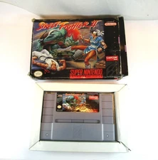SNES Super Nintendo Street Fighter II 2 with Box