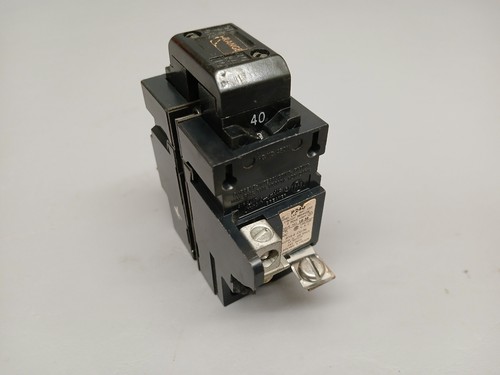 40 Amp Pushmatic Bulldog 2 Pole Breaker P240 Chipped $ave