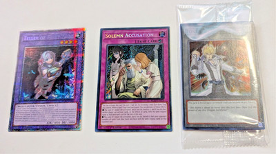 YuGiOh Solemn Accusation 1stEdition BLZD-EN079 Blazing Dominion & Starlight Rare