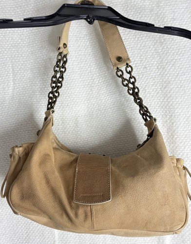 vintage Francesco Biasia leather Boho Hand , Shoulder Bag ring hardware Y2K, $135 - Photo 3